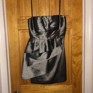 Clavin Klein Gray Cocktail Dress